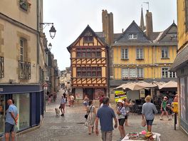 Painted houses in quimper