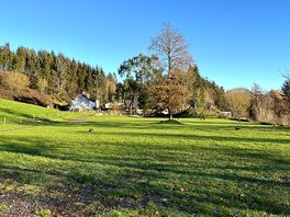 View to the farm from the campsite.