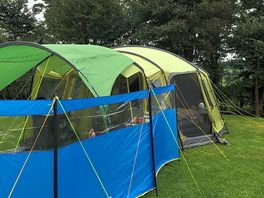 Our set up, and still lots of space on the pitch