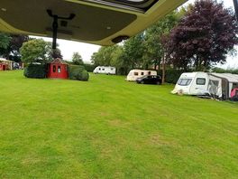 View up site from back of motorhome