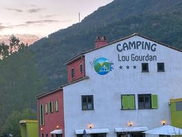 Sunrise over camp