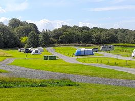 The site from the toilet block