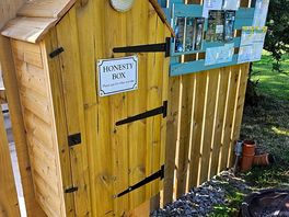 One of the two honesty boxes