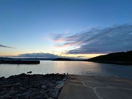 From the ferry jetty.