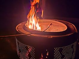 Marshmallows over the firepit
