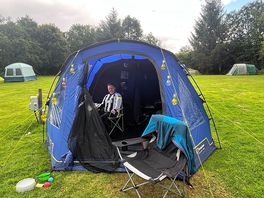 Our set up.