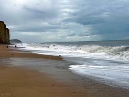 West bay beach far end of chesil beach.