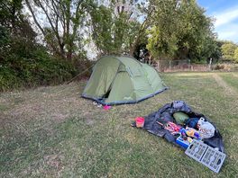 Our pitch up we donned. was on acorns but all our fault.