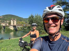 Some of the bridges and buildings are beautiful on route to lyon.