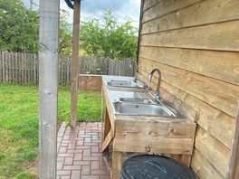 Pot washing area