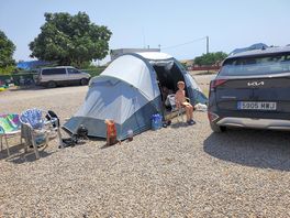 Our sunny pitch