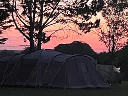 Superb sunsets from the site