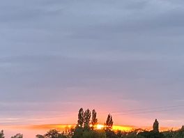 A beautiful campsite sunset.