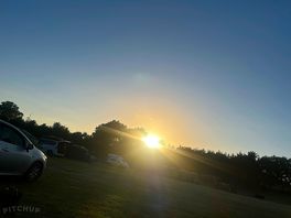 The sunset over the trees and the gorgeous stately house was fantastic 🤩