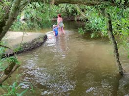 River explorers gets deep in some parts, some people bring small blow up boats