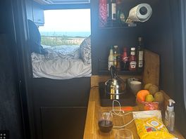 Great view from our campervan