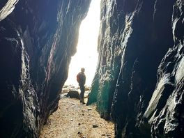 Cave on beach