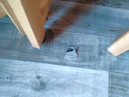 Floor demages.