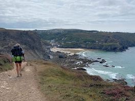 Coastal walk with stunning views with direct access from the campsite