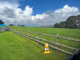 Forward view from our caravan