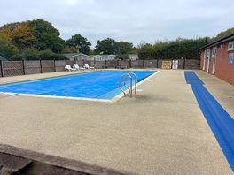Outside pool