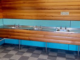 Places for washing dishes