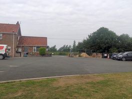 Opening at the back of pub restaurant allows easy access to remove goods and even caravans