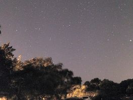 La vista de las estrella por la noche