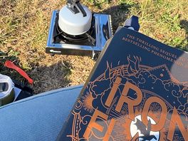 Lovely quiet morning, could make a coffee and read my book