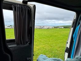 Waking up with a view.