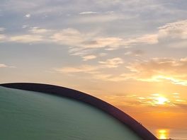 Sunset with our tent