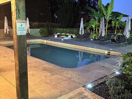Pool at night