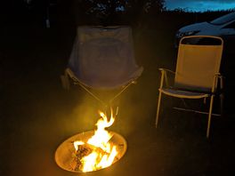 Fire pit provided!