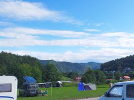 Aussicht vom campingplatz