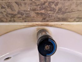 Grimy sinks.