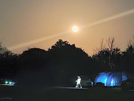 Taken sat outside tent. very peaceful, lower light pollution