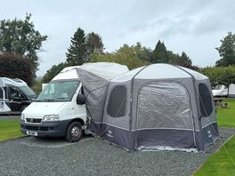 Ample room for an awning