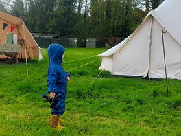 Enjoying it despite the rain