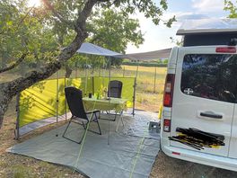 Dinner for 2 set up for the night.