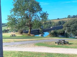 A view of the dam from our pitch.