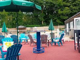 Pool area from the terrace