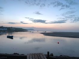 Parrog beach. 10 minutes walk away
