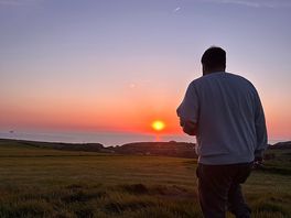 Sunset from the campsite