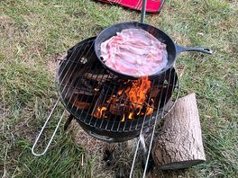 Camping isn’t camping without cooking on a fire pit