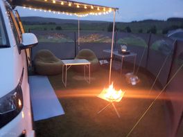 Night camp setup