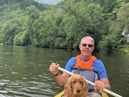 Canoeing on dordogne river
