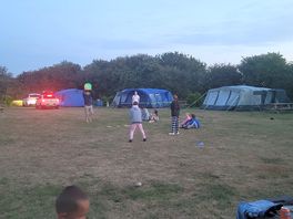 On the campsite fun times