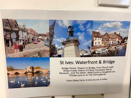 One of the information posters.