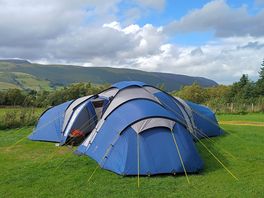 Nice space to set up large tent.