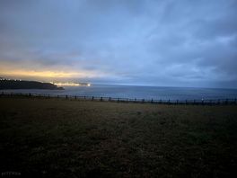Night view over to scarborough south bay.